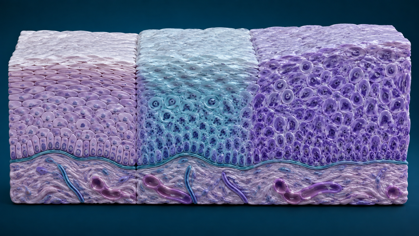 Prancha médica correspondente à progressão HPV persistente: da infecção à lesão precursora